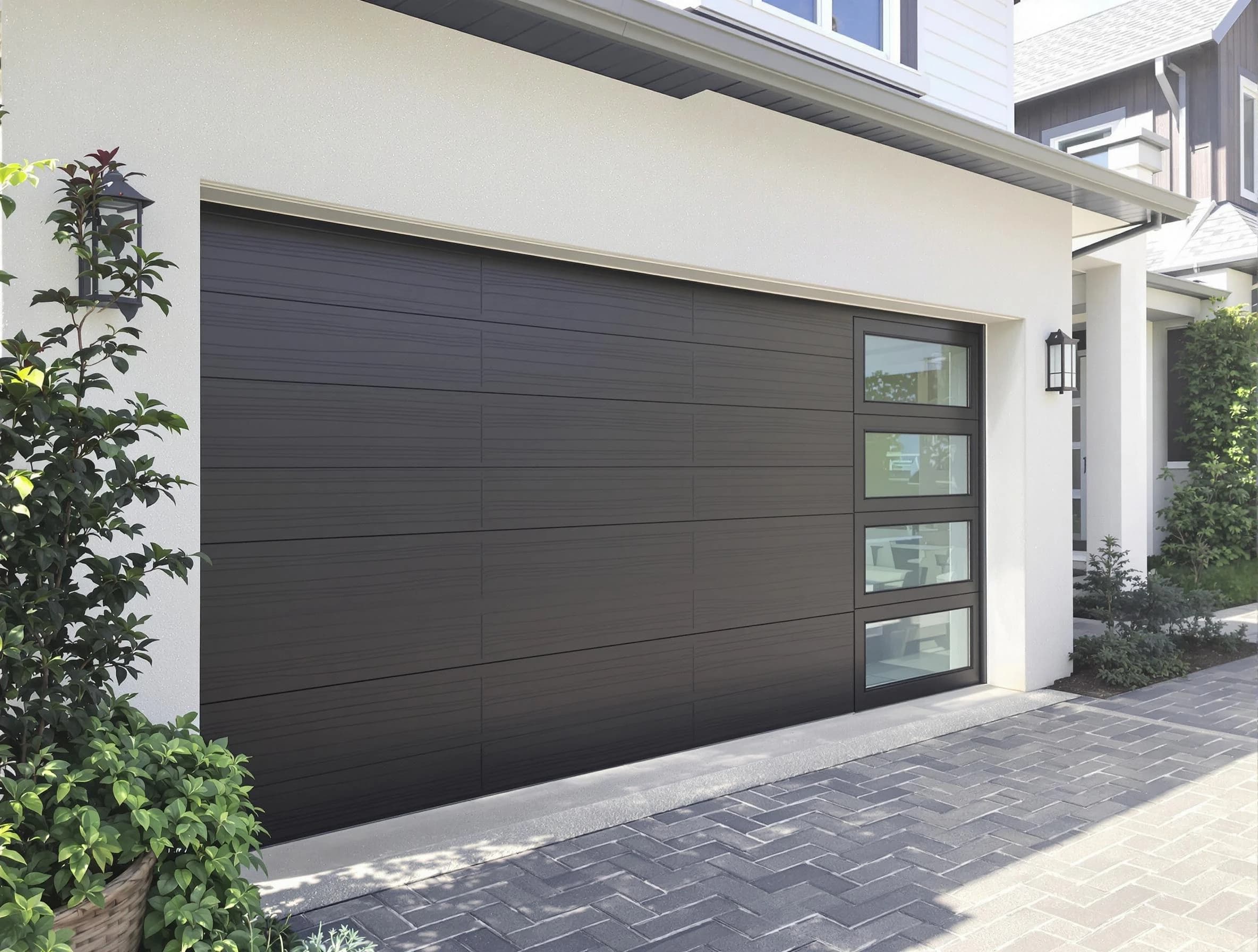 Custom garage door installation by Springville Garage Door Repair in Springville