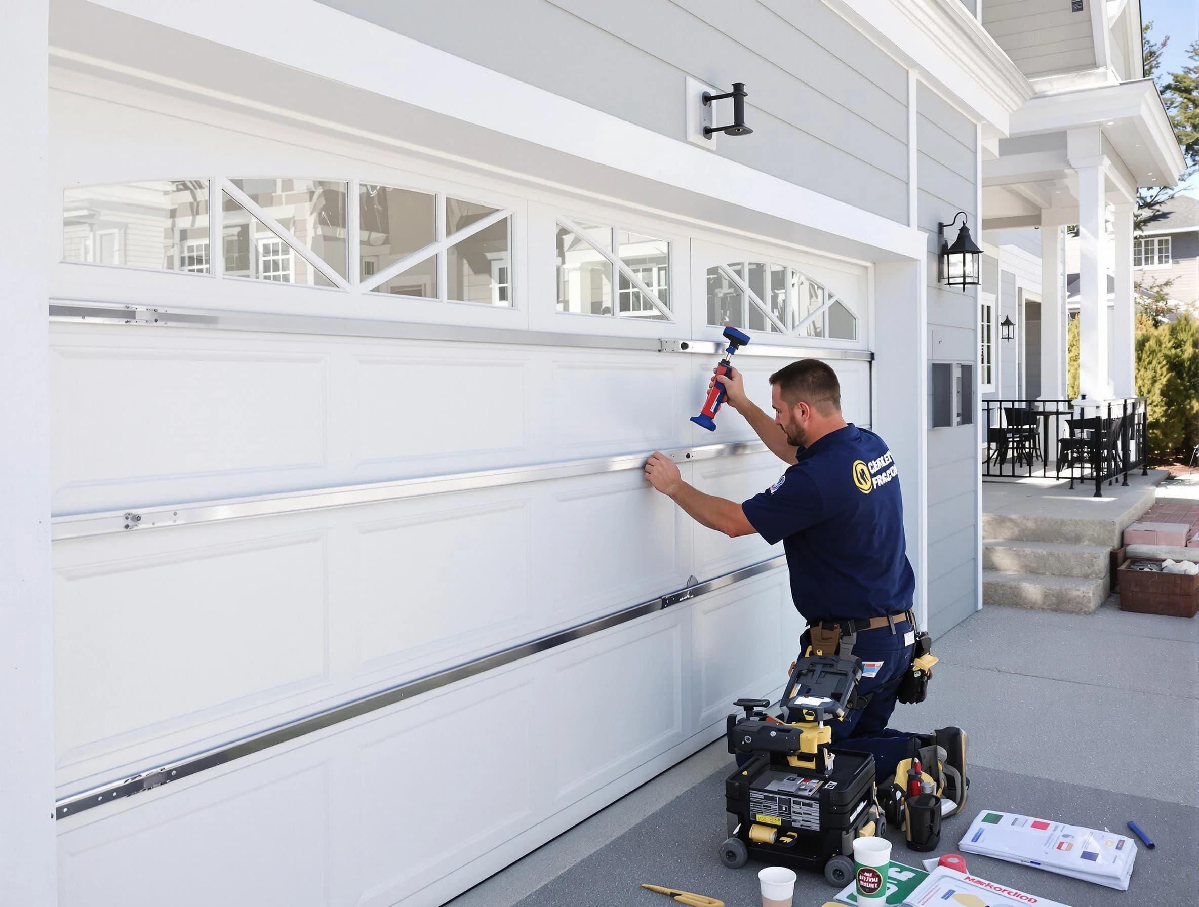 Professional garage door installation by Springville Garage Door Repair in Springville