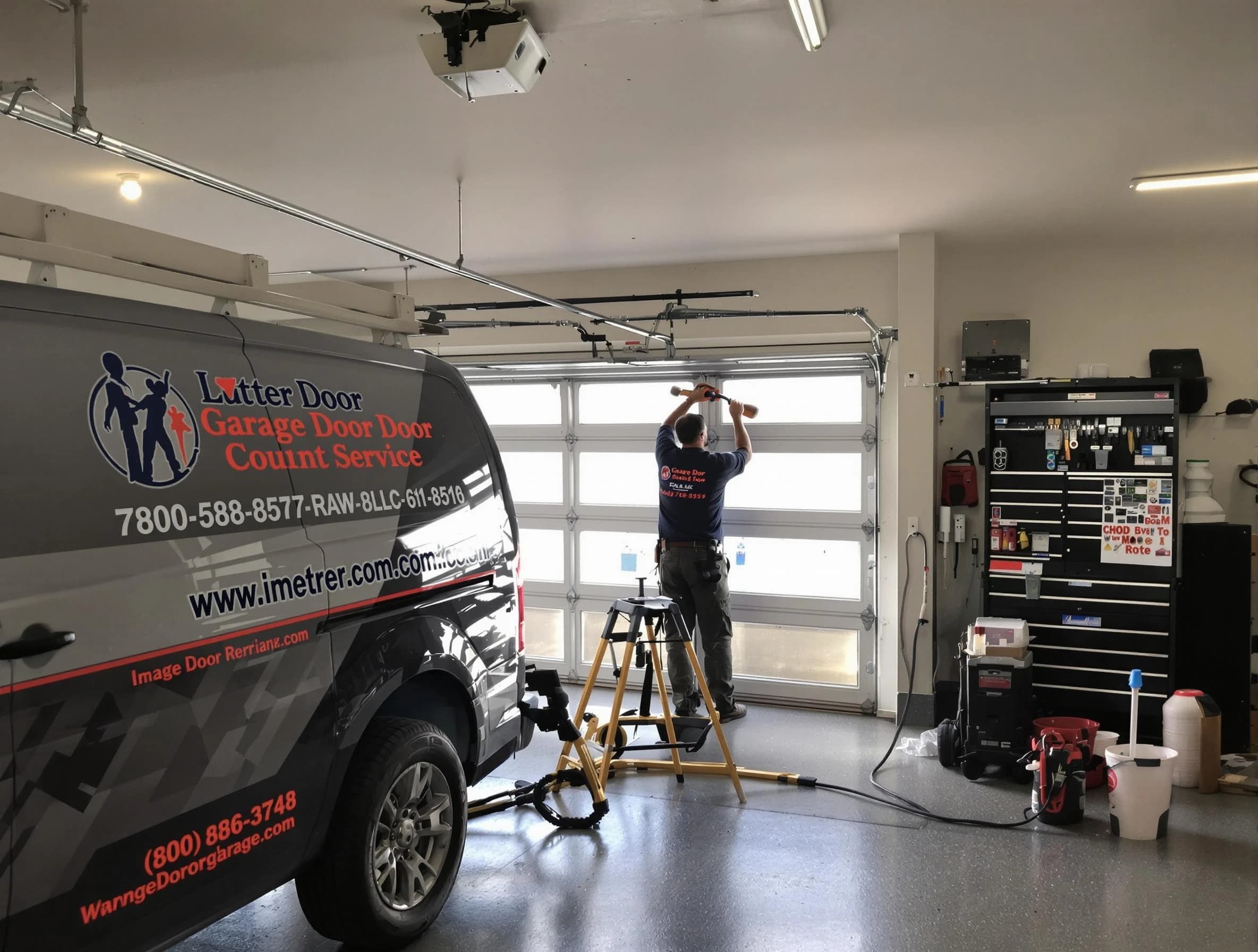 Springville Garage Door Repair rapid response team performing same-day repair in Springville