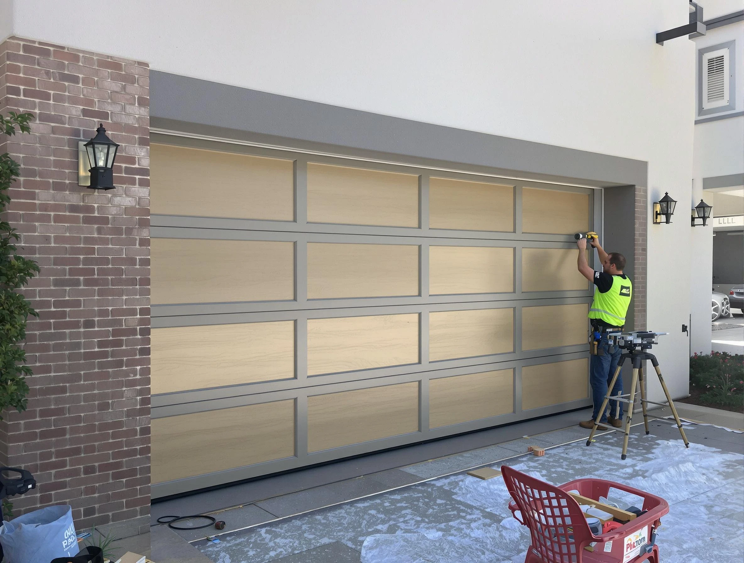 Garage door replacement service by Springville Garage Door Repair in Springville